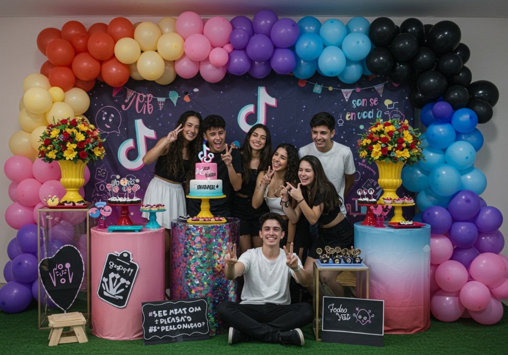 ideias de decoração de festa TikTok
